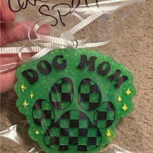 Green Dog Mom Freshie